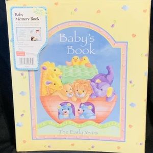 New Stepping Stones Baby Ring Bound Memory Book The Early Years Yellow Animals